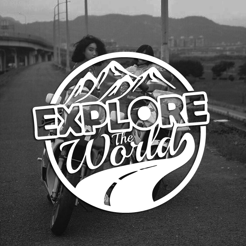 Outdoor Adventure World - Off-Road Kamp Arabası Dış Mekan Çıkartması