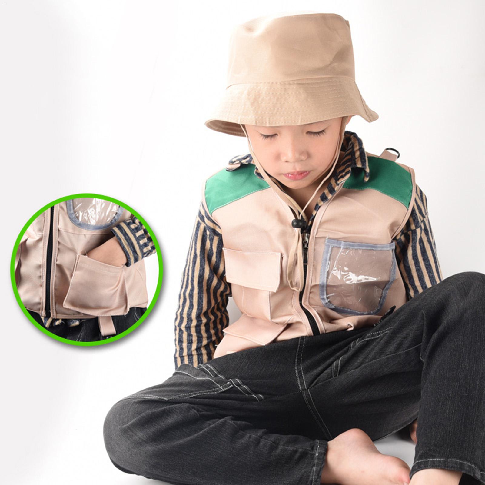 Outdoor Adventure Kit For Boys - Çocuklar için Kaşif Yeleği ve Şapka