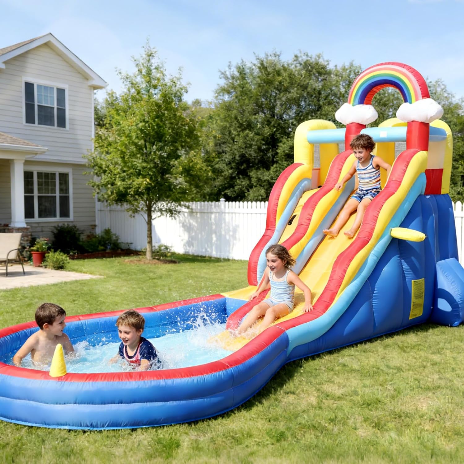 Outdoor Adventure Kids Party - 21ft Şişme Su Kaydırağı, Hava Üfleyici