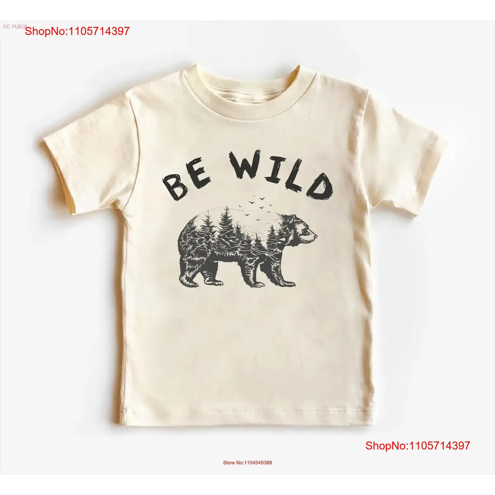 Be Wild Baby T Shirt Bodysuit  - Outdoor Adventure For Toddlers incelemesi ve fiyatı