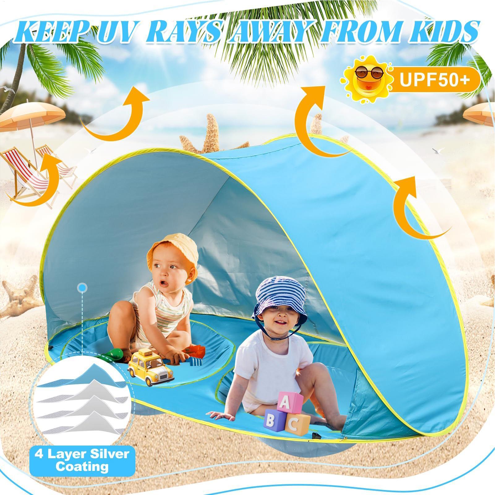 Çocuklar İçin Havuzlu Plaj Çad - Outdoor Adventure Tent incelemesi ve fiyatı