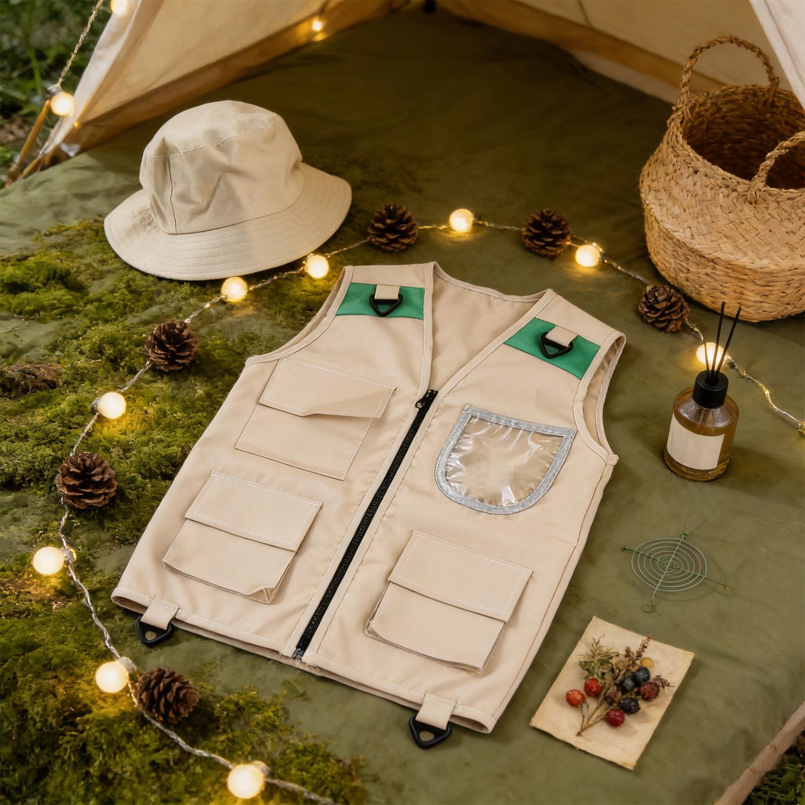 Çocuk Kostüm Yeleği Şapkası, D - Outdoor Adventure Kids Party incelemesi ve fiyatı