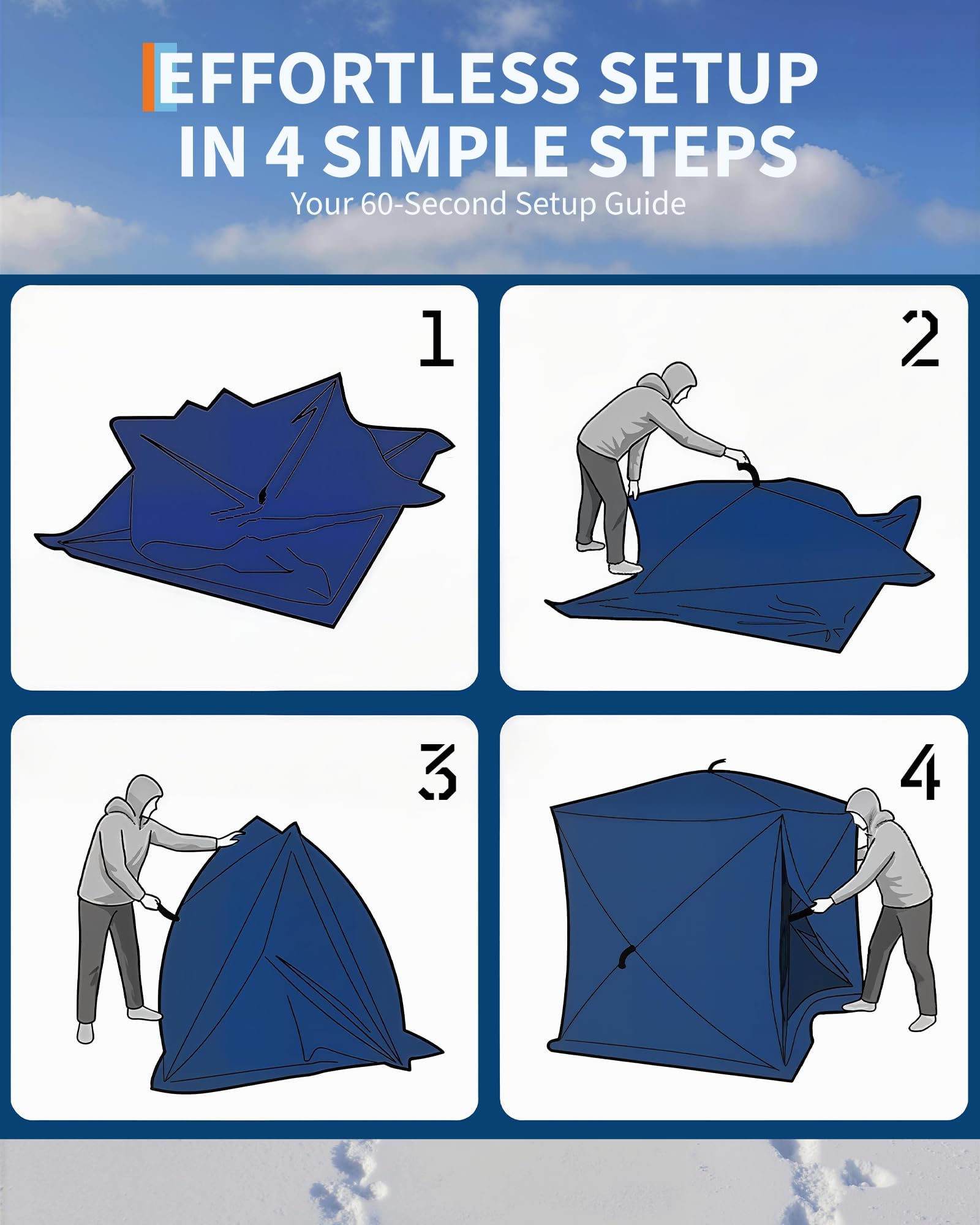 Açılır Kapanır Buz Balıkçılığı - Outdoor Adventure Tent incelemesi ve fiyatı