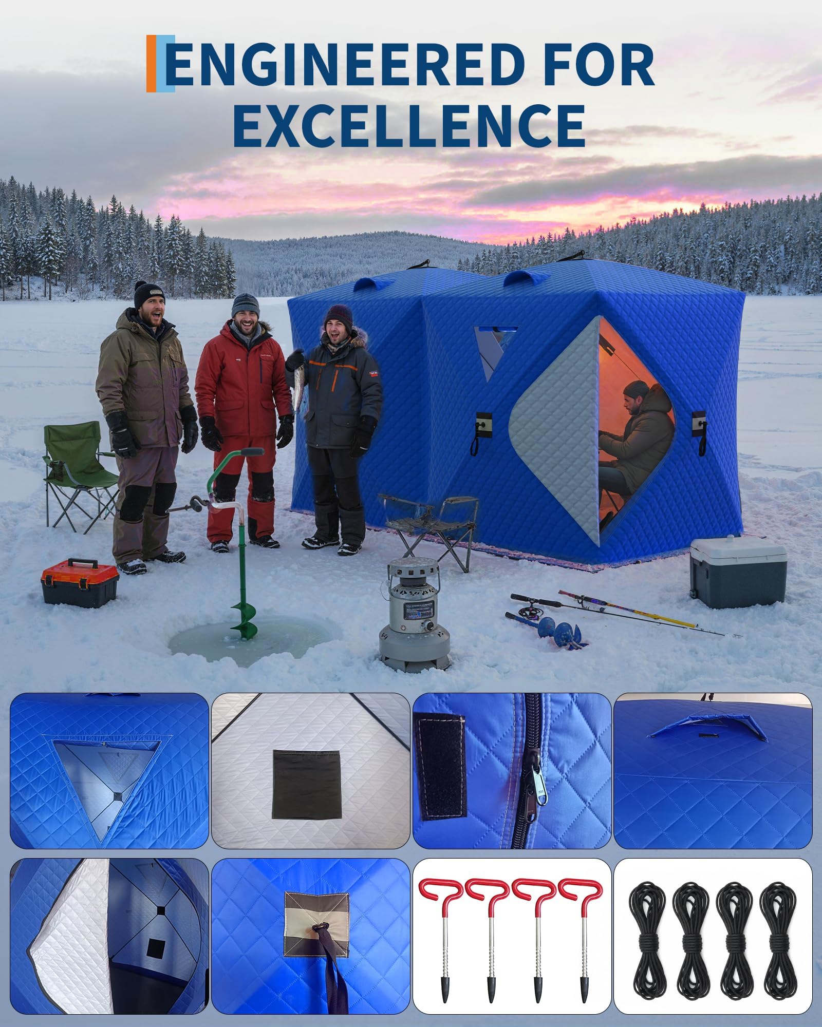 Açılır Kapanır Buz Balıkçılığı - Outdoor Adventure Tent incelemesi ve fiyatı