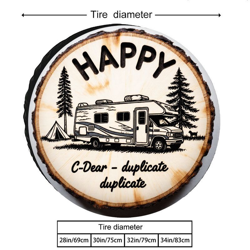 HAPPY RV Kamp Temalı Polyester - Outdoor Adventure Travel incelemesi ve fiyatı