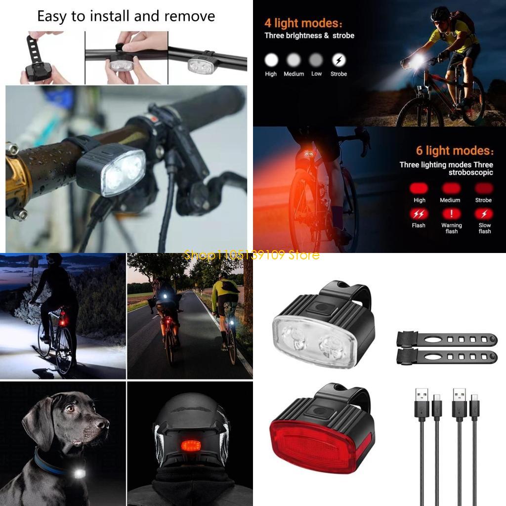 LED bisiklet ön ve arka ışıkla - Outdoor Adventure Day incelemesi ve fiyatı