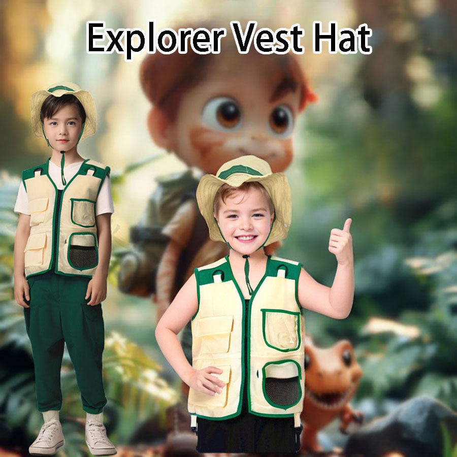 Çocuklar kamp Explorer yelek ş - Outdoor Adventure Kids Party incelemesi ve fiyatı