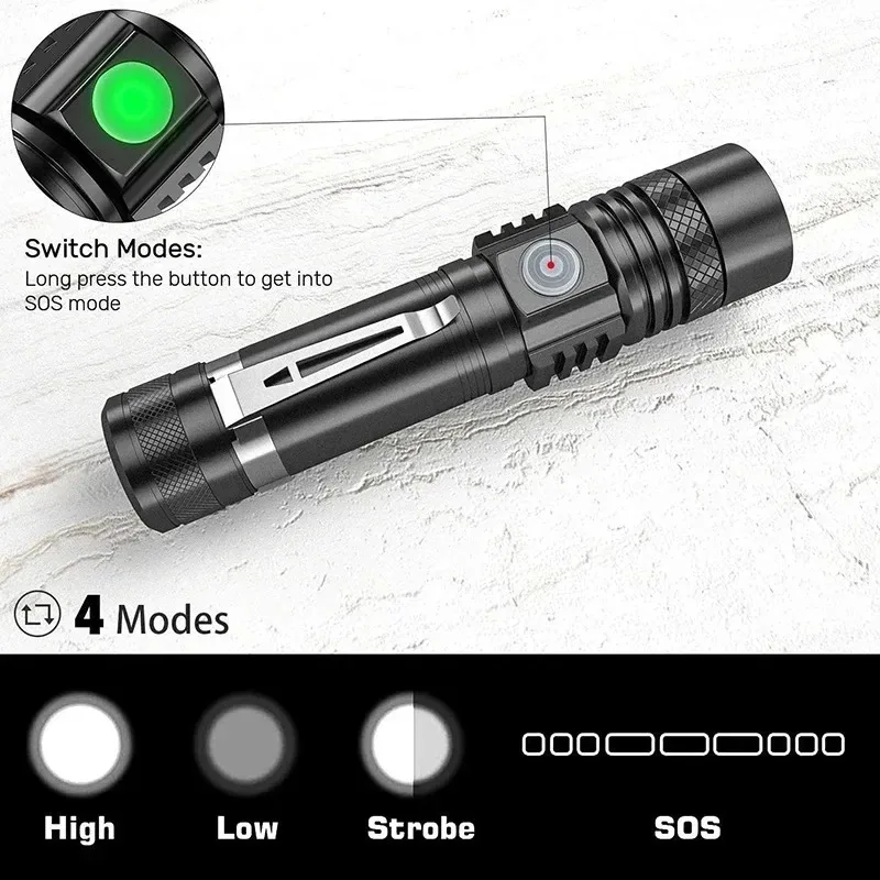 T6 LED Şarj Edilebilir El Fene - Outdoor Adventure Travel incelemesi ve fiyatı