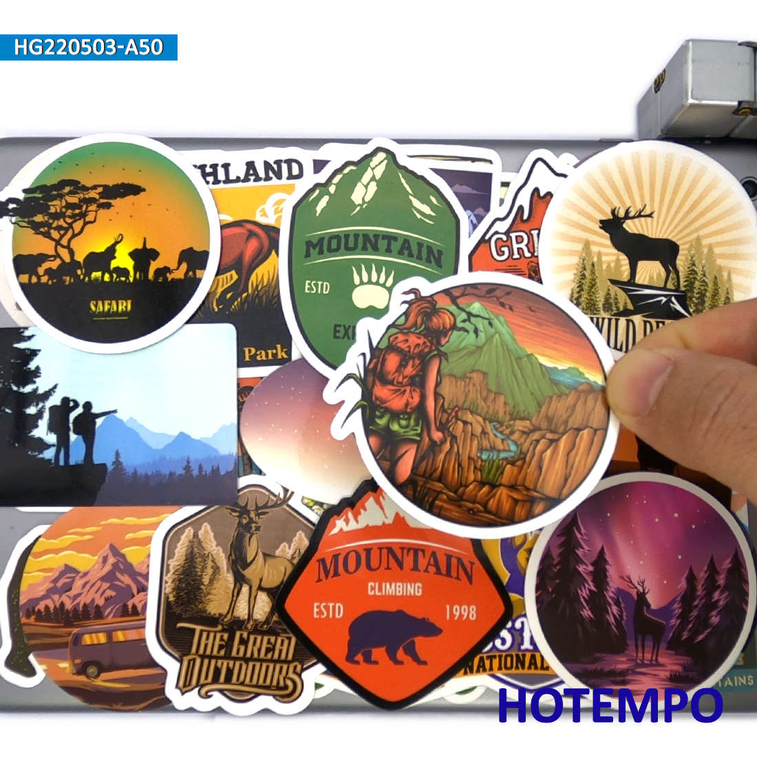 Dünya Seyahat Çıkartmaları Set - Outdoor Adventure World incelemesi ve fiyatı